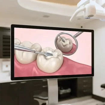 Are dental sealants worth it for kids — sealant being applied to molar