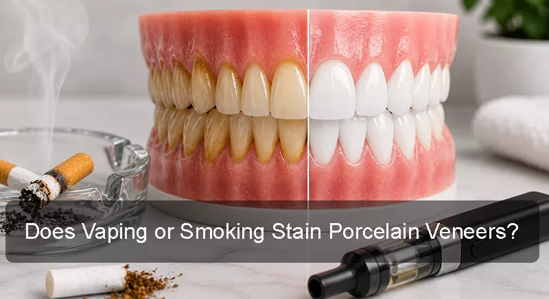Vaping or Smoking after Porcelain Veneers